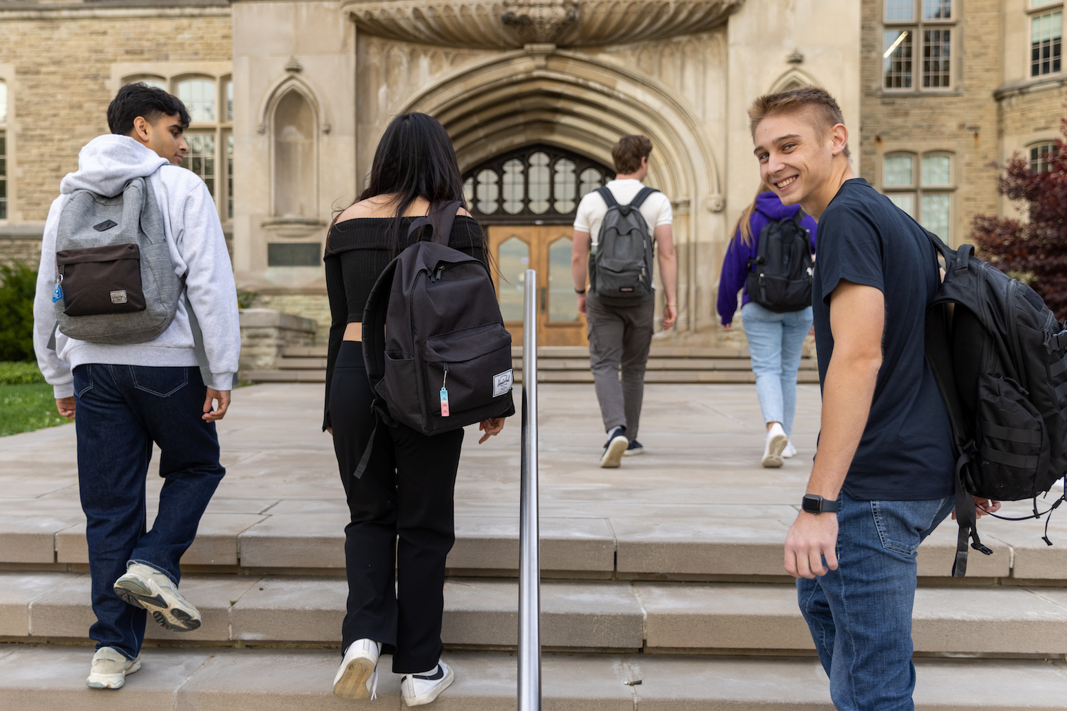 Students outside University College