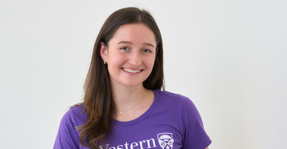Grace Gillet, graduate of Honours Specialization in Nutrition & Families