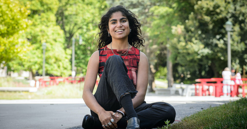 Western's student writer-in-residence on campus