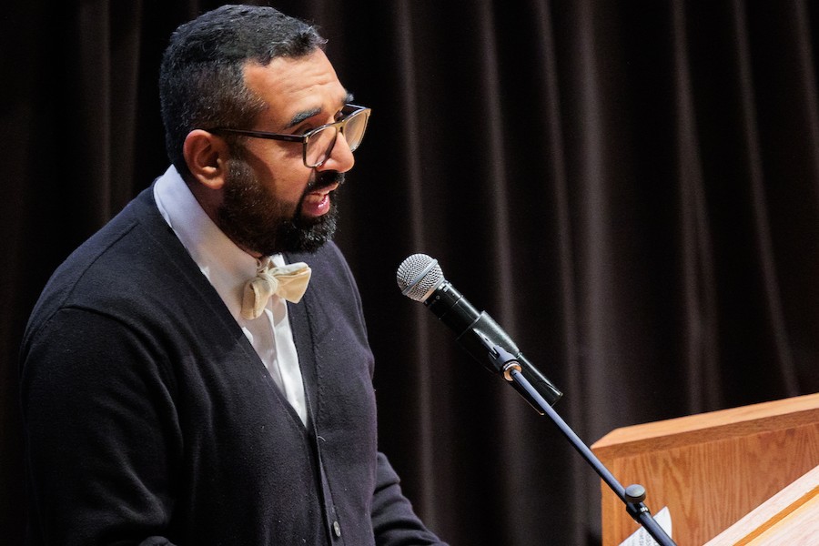 Professor speaking