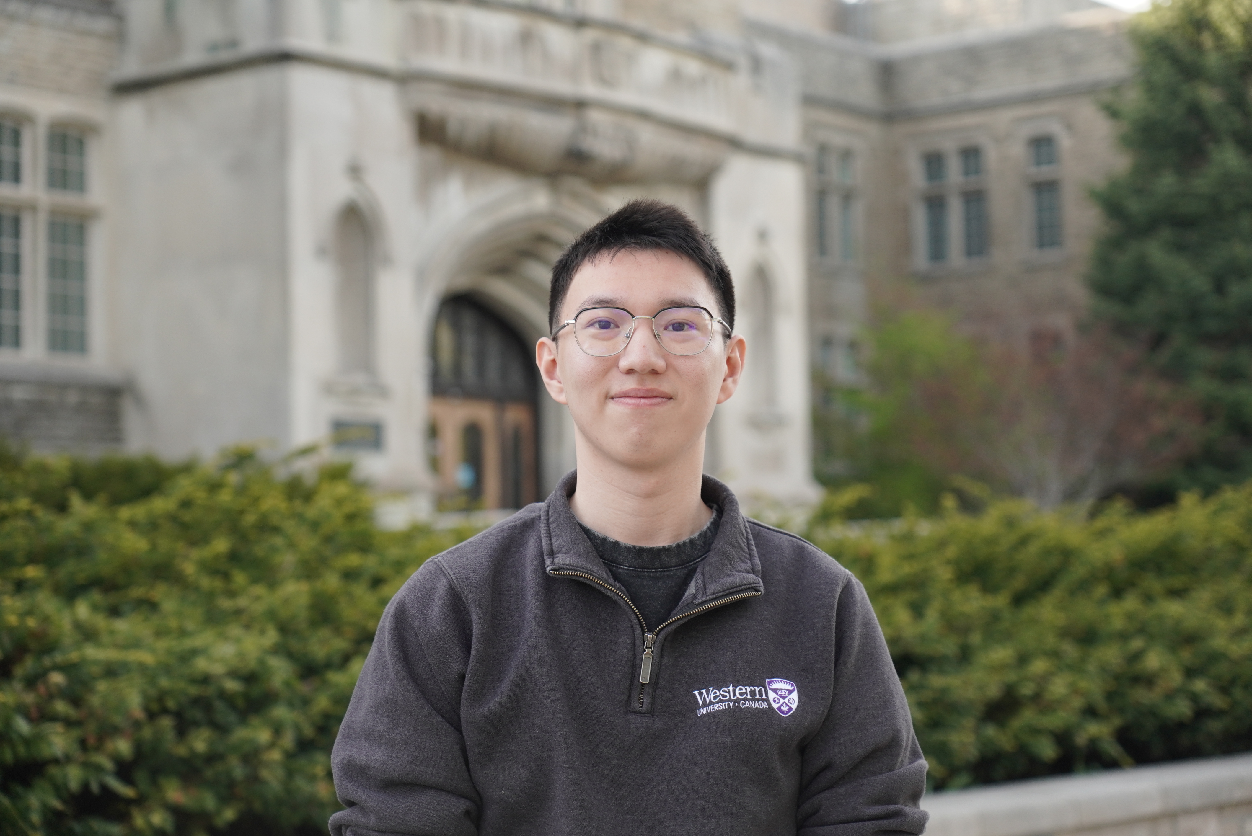 Anthony, a student from China