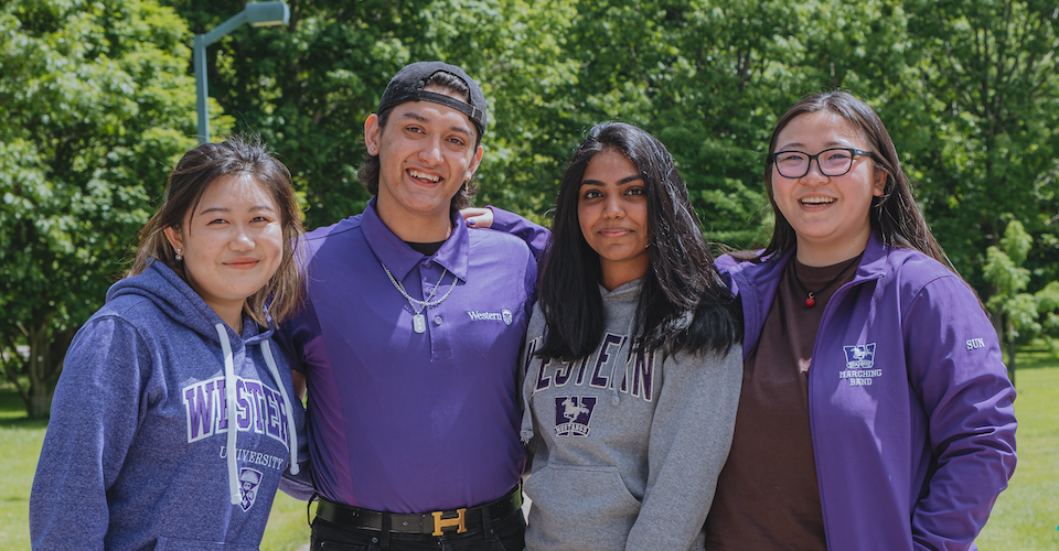 Group of Western students